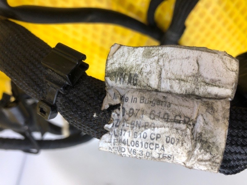 Проводка двигателя Audi Q7 2014 4LB