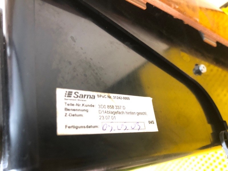 Накладка центральной консоли Volkswagen Phaeton 2004 3D2