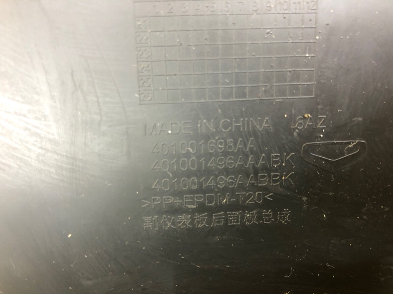 Накладка центральной консоли KAIYI E5 2024 GS11