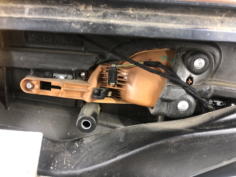 Обшивка двери (карта) Porsche Cayenne 2008 957