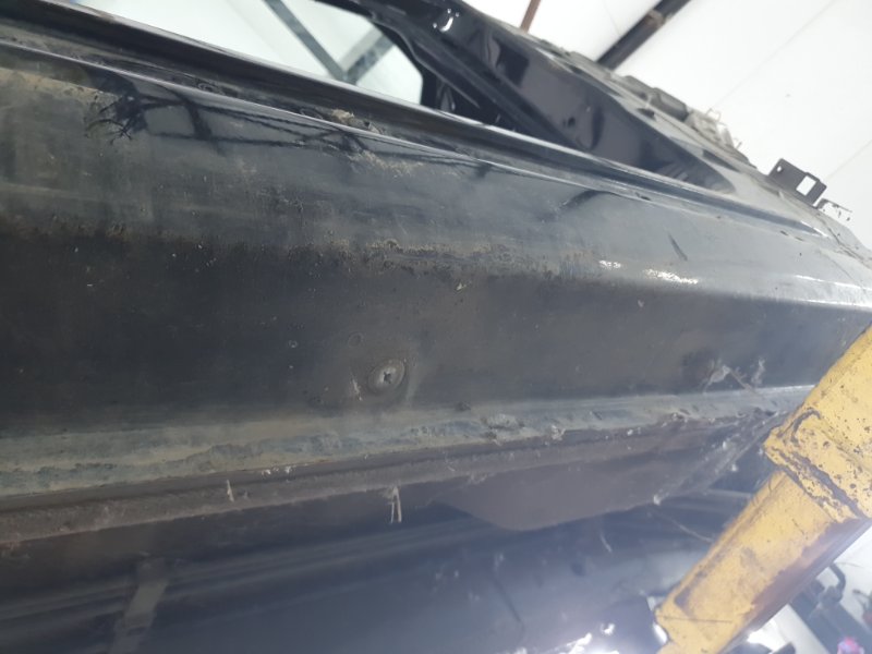Порог правый + стойка Nissan Fuga 2007 Y50
