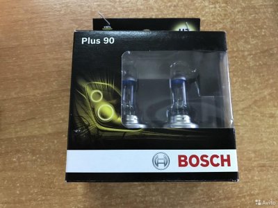 Комплект ламп H7 Bosch Plus 90