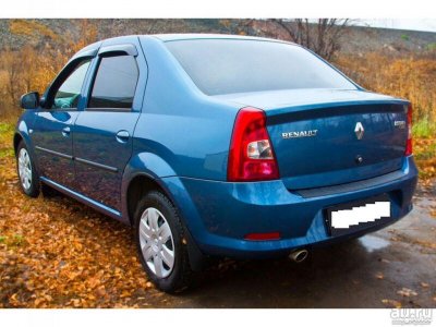 Бампер задний renault logan