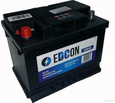 Аккумулятор edcon 60Ач 540A Прямая полярность