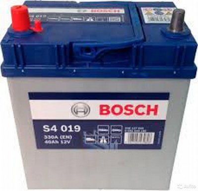 Батарея аккумуляторная Bosch 40Ah daewoo matiz