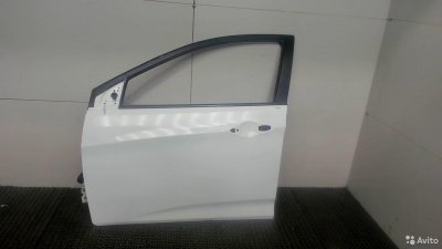 Дверь боковая левая передняя Hyundai Accent (Solar