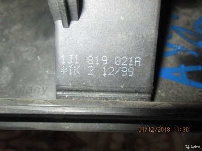 Вентилятор отопителя VW 1J1 819 021A