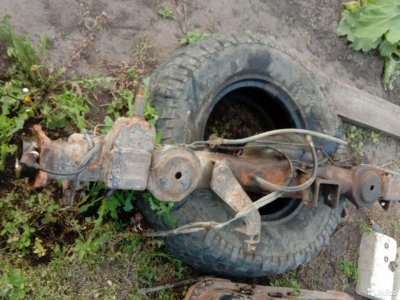 Чулок заднего моста Isuzu Trooper