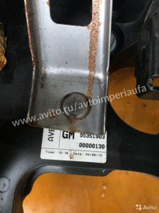 Блок педалей Chevrolet Aveo T300 F16D4 2013