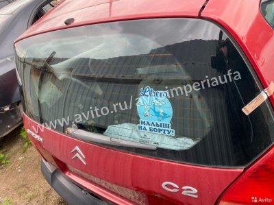 Стекло двери задней заднее Citroen C2 TU3JP