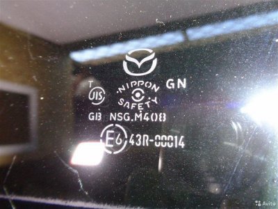 Стекло двери заднее левое Mazda 6 GH 2007-2012