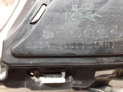 Накладка птф передняя правая Mazda 6 GH 2007-2012