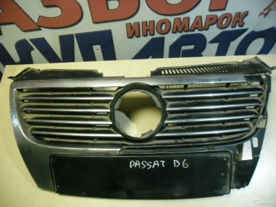 Решетка радиатора хром Volkswagen Passat B6