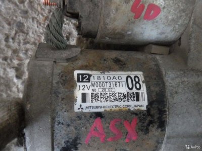 Стартер Mitsubishi Asx 2Wd 4A92 1.6 2012