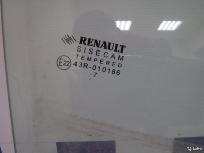 Стекло двери передней правой renault Sandero II