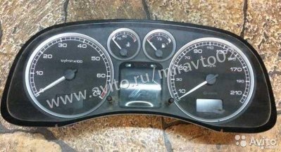 Панель (щиток) приборов Peugeot 307 (Пежо 307) Peu