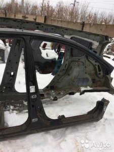 Порог со средней стойкой Nissan Note E11