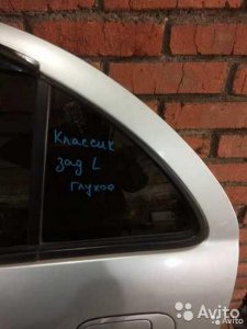 Стекло заднее правое, левое Nissan Almera classic