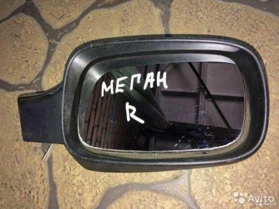 Зеркальный элемент правый Renault Megane 2
