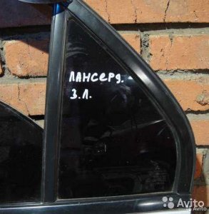 Стекло переднее, заднее Mitsubishi Lancer 9