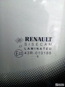 Стекло переднее Renault Logan 2 2014)