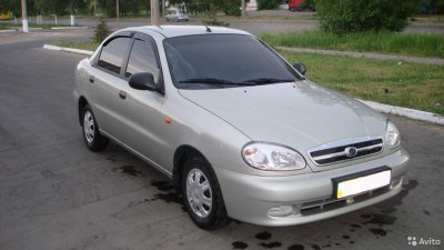 Бампер передний цвет Паннакота Chevrolet Lanos