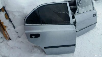 Дверь задняя правая Hyundai Accent /Хундай Акцент