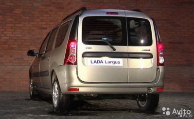 Бампер задний в цвет /Серый Базальт / LADA Largus