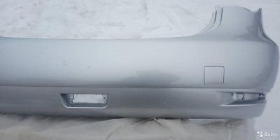 Бампер задний nissan almera G15 ZBD (платина 691