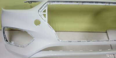 Бампер передний Hyundai Solaris c 17г /PGU белый