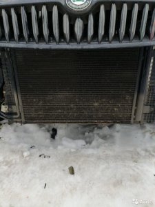 Радиатор охлаждения шкода октавия А5 1.8