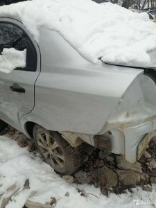 Крыло Заднее Левое Шевроле Авео Т 250