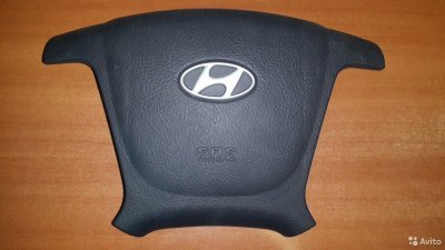 Крышка в руль муляж airbag Hyundai Santa Fe 2006+