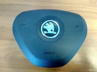 Крышка в руль муляж SRS airbag Skoda Rapid Fabia 2