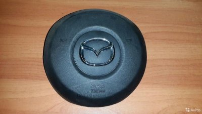 Крышка в руль муляж airbag Mazda 2 2010+