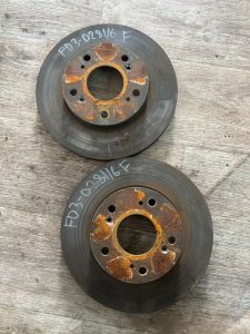 Диск тормозной Honda Civic FD3