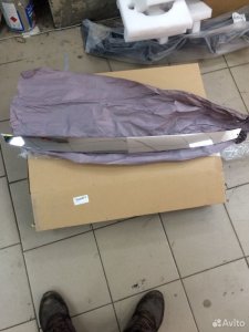 Хром решетки радиатора Renault Logan