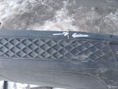 Юбка заднего бампера Ford Focus III 2011-2015