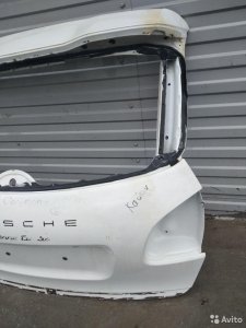 Дверь багажника б/у Porsche Cayenne 2010-2015