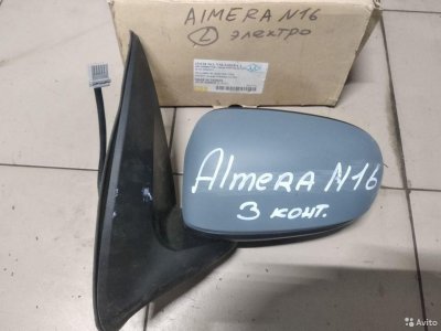 Зеркало электр левое Nissan Almera N16 2000-2006