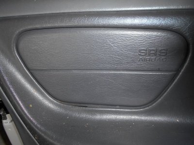 Подушка безопасности боковая (в дверь) Mercedes W163
