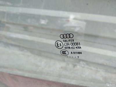 Стекло заднее правое б/у Audi A6 C6 2004-2011