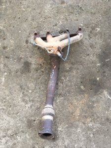 Приемная труба глушителя Volkswagen Jetta 1992