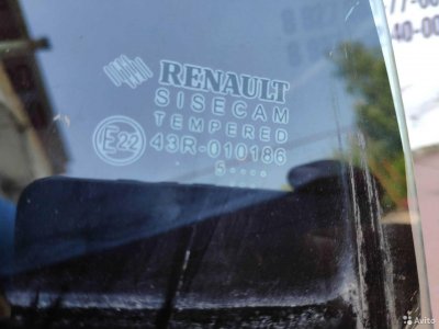 Стекло двери задней правой Renault Logan 2