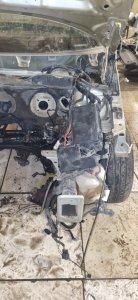 Передняя левая четверть Opel Corsa D 2008