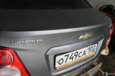 Chevrolet Aveo T300 крышка багажника