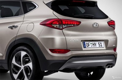 Бампер задний Hyundai Tucson Туксан 2015