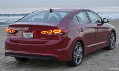 Бампер задний Hyundai Elantra Элантра 2015 - 2018