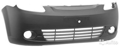 Бампер передний Chevrolet Spark M200 05-10
