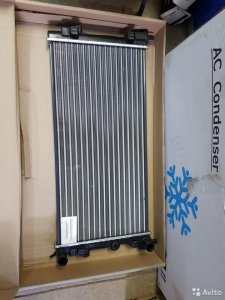 Радиатор охлаждения Поло, Рапид Фабия с 2010г